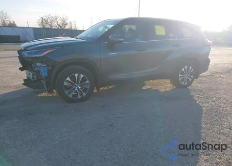 2021 Toyota Highlander Hybrid Xle из США, поврежденный, VIN 5TDGBRCH3MS536071
